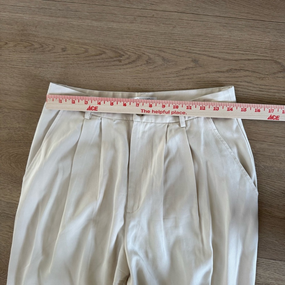 Reformation Mason Pant 8 Petite Short Sugar Color - Picture 5 of 10